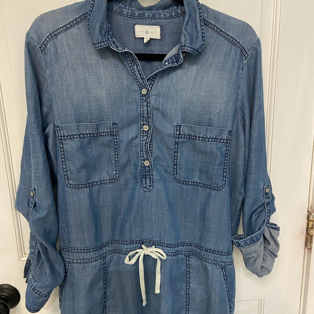 Lou & Grey drawstring dress